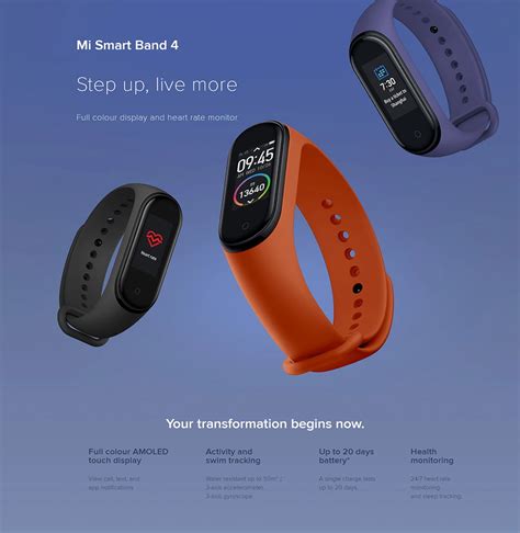 xiaomi mi band 4 smart bracelet nfc version|Xiaomi Mi band 4.